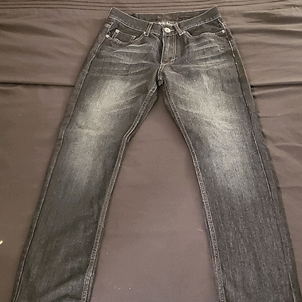 Vintage Slim Straight Dark  Denim Jeans 28x32